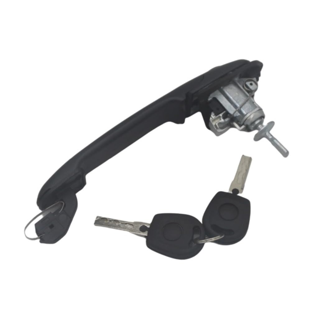 Poignée de porte 6K0837205 pour Sharan et Alhambra avec barillet de verrouillage