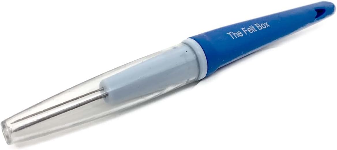 The Felt Box Multi Needle Tool for Needle Felting, 3 Needle Pen, Felting Needle Holder Pen with 3 Needles