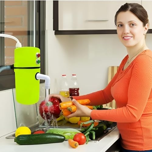 Image of TEKCOOL Geyser Water Heater ๐๐๐๐๐๐๐ ๐๐๐๐ ๐๐ ๐๐๐๐๐ ๐๐๐๐๐๐๐๐ Auto Cut Off Portable Instant Water Heater /Geyser for Kitchen, Bathroom, Office, Restaurant, Saloon & Parlor