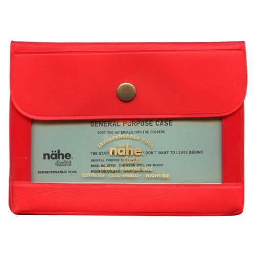 Case A7 pochette de rangement Nahe rouge en plastique souple rigide pour voyage