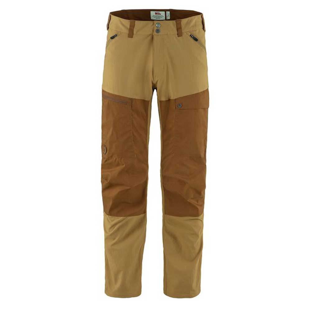 Fjallraven 81152R-232-230 Abisko Midsummer TRS M Reg Pants Men's Buckwheat Brown-Chestnut Size 48