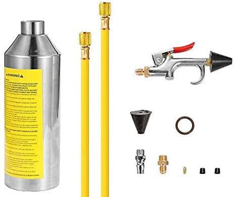 Mr Cartool Ac Flush Kit, Car Air Conditioner System Clean Canister Flushing Gun Tool Set With Spray Head Hook 3.5Ft Hose Fitting For Air Conditioner Pipe, Condenser, Evaporator, Fuel Pipe #TOP1