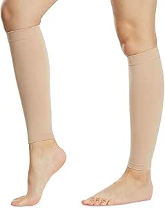 Manchons De Compression Pour Mollets Classe 2 (20-30 MmHg) - Sans Pied, Dégradé De Couleur, Pour Sport, Varices, Voyages