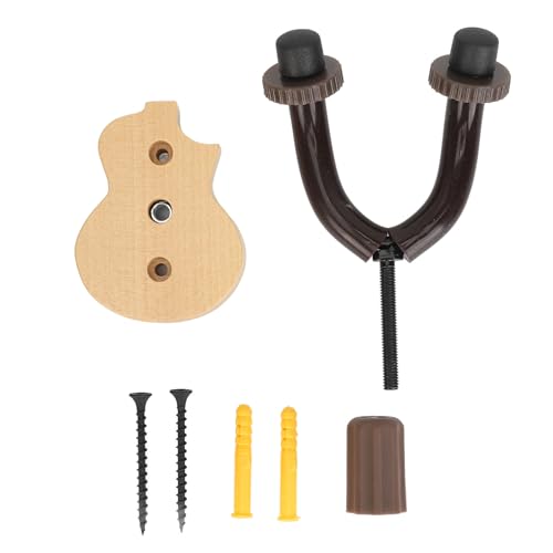 DGLDCSHUAI Support Mural pour ukulélé, Polyvalent, élégant, élégant, en Bois, pour ukulélé, Mandoline, Banjo, pour Concert, Maison, Studio, Exposition (Bois Naturel)