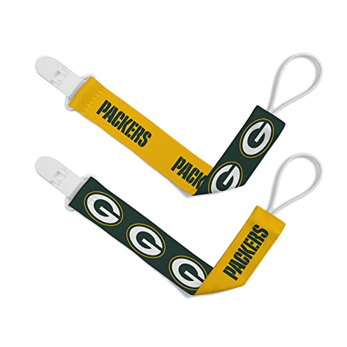 Image of Masterpieces NFL Unisex-Baby 2-Pack Pacifier Clips
