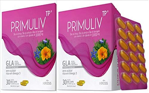 Kit Primuliv C/30 Tpm Linhaça Borragem Primula Tocoferol 2 cxs…