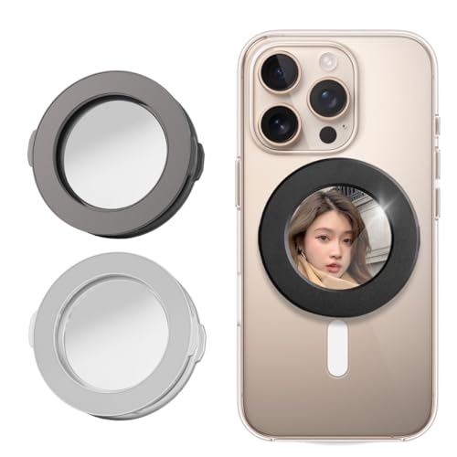 Prv�y�~���[�t�� �X�}�z�����O Mirror Ring �z3WAY�}���`�����O MagSafe�Ή� ���ʃ}�O�l�b�g �X�}�z�����O �X�}�z�X�^���h �}�O�Z�[�t ���͎��� �p�x���� �o���J�[�����O �R���p�N�g iPhone16 /16Plus /16Pro 