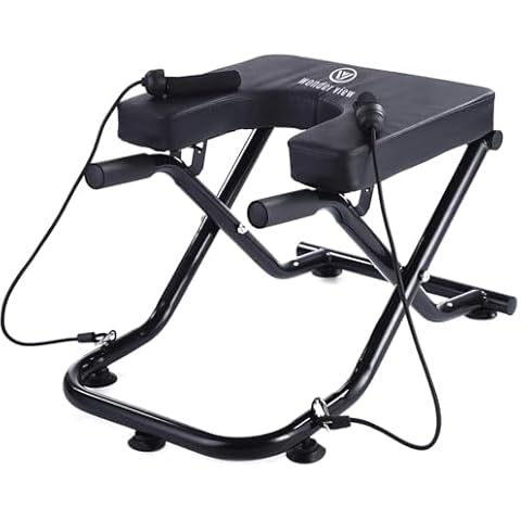WV WONDER VIEW Yoga Inversion Bench, Yoga Headstand Bench with Resistance Band for Practice Head Stand, Shoulderstand for Family and Gym Cover