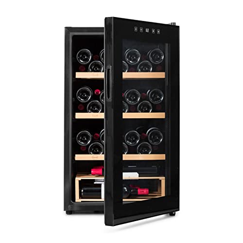 Weinkühlschrank für 48 Flaschen, Schwarz, CHR Pro – Vinobox – 126 Glasscheiben