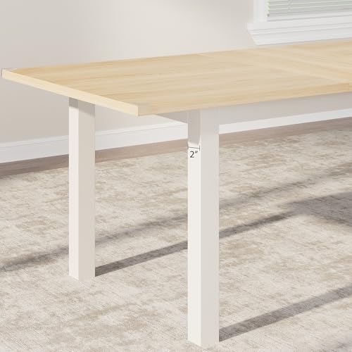 Mesa extensible de madera para solucionar la falta de espacio en comedores pequeños 8