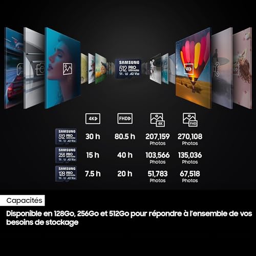 Samsung PRO Ultimate Carte Mémoire Micro SDXC jusqu'à 200 Mo/ avec Adaptateur USB MB MY128SBWW - vue 10