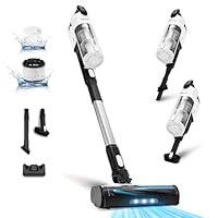 LEVOIT Aspirapolvere senza Fili Antigroviglio e Leggero, Fino a 50 Minuti, Luce LED, Filtrazione a 99,9%, 4 in 1 Scopa Elettronica senza Fili per Animali, Pavimento, Auto, 180W