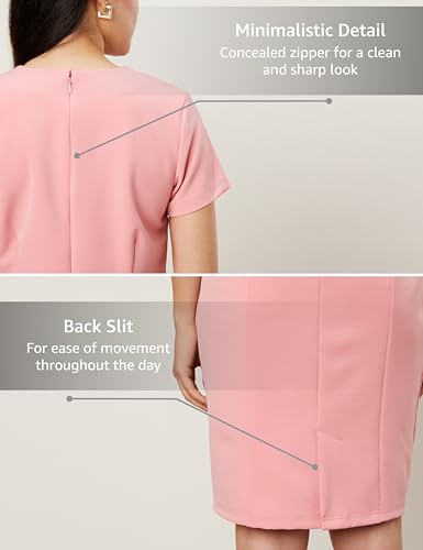 Image of Symbol Premium Women's Sheath Dress (Knee Length | Desk-to-Dinner) (Available in Plus Sizes)
