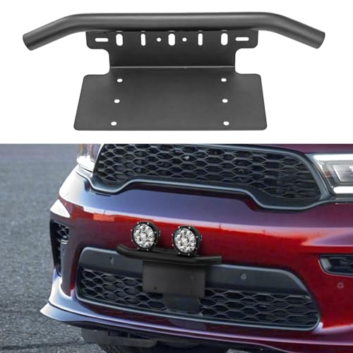 Wsays Front Bumper Universal License Plate Holder Mounting Bracket 6x12 Inch Compatible with Off-Road LED Light Pod Compatible with Most Truck Pickup SUV UTV ATV by Wsays - Image 3