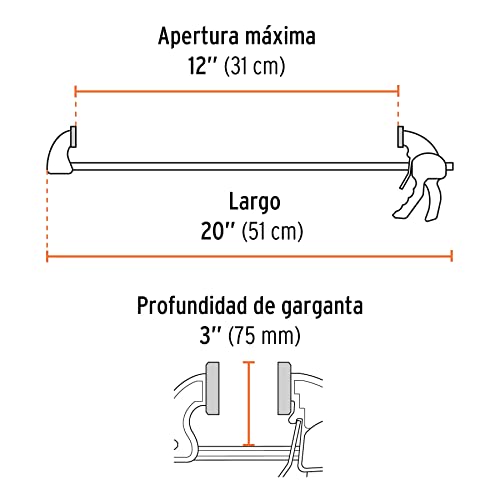 Prensas para madera Truper 17 Imagen adicional