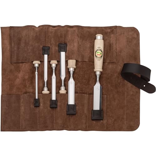 Kirschen Set Di Scalpelli – Set Composto Da 6 Scalpelli (6, 10, 12, 16, 20, 26 Mm) E Borsa In Pelle Scamosciata, 6 Pezzi 1171002 - 2