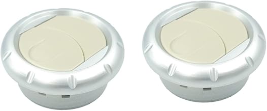 PRETYZOOM 2 Peças Saída De Ar Rv Saída De Ar De Ônibus Saída De Ar Redonda Ar Condicionado Ventilação Ônibus Defletor De Ar Condicionado Aberturas Ac Para Ônibus Defletor De Ar Condicionado