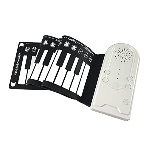 BYYLECL Piano portable enroulable, piano électronique portable, clavier électronique rechargeable pour enfants, piano d… - Les Beatles, Paul McCartney, John Lennon, RIngo Starr, George Harrison BYYLECL Piano portable enroulable, piano électronique portable, clavier électronique rechargeable pour enfants, piano d… – Image 4