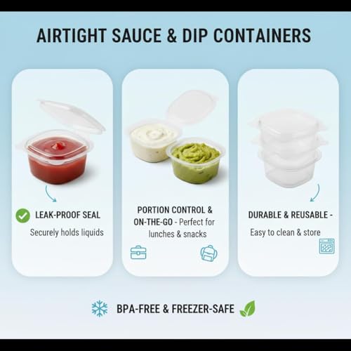 Image of Sauce Dip Container 50ml - 500pc