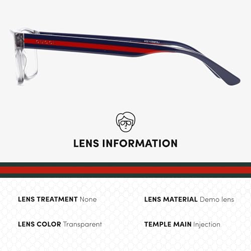 Image of Gucci GG0752O Designer Fashion Eyeglasses Stylish Rectangular Frame Eyewear with Luxury eSHADES Kit - Embrace Sophistication and Elegance