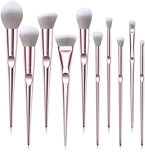Pincel de maquillaje, conjunto de pinceles de maquillaje, sombra de ojos, delineador de ojos, labios, cosmético, cara, sombra de ojos, delineador de ojos, polvo, herramienta de maquillaje, 10 piezas
