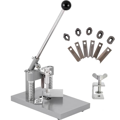 BAOSHISHAN 角丸 コーナーカッター 角丸切機 卓上 業務用名刺/写真/カードの角を丸くカット pvc 紙 事務用品 クランプ装置付き (ブレード一式付き)