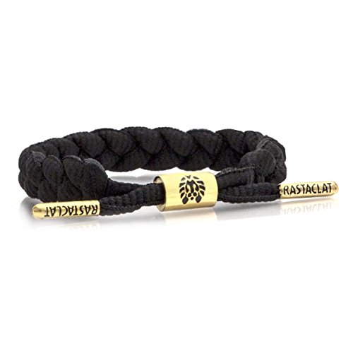 Rastaclat Onyx II Black Shoelace Bracelet