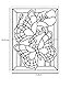 Darice 30008389 Prägefolder - Schablone, Mosaik Schmetterling, Plastik, transparent, 10.8 x 14.6 x 0.3 cm