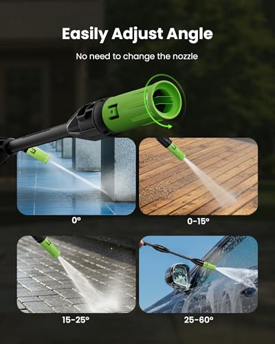 Image of Pressure Washer, 4200 PSI 2.6 GPM Power Washer with 23FT Hose, Foam Cannon, Portable Pressure Washers Ideal for Driveway, Patio, Deck, Fence and Car Wash Home Cleaning