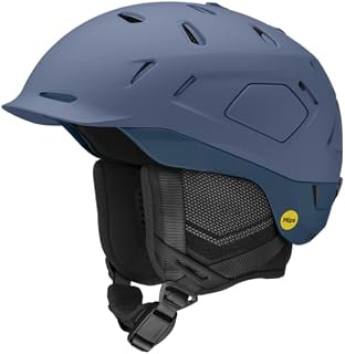 SMITH Optics - Casco para Nexus MIPS (59-63 cm), color granito mate y azul mediterráneo (talla L)