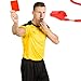 Whistle, Red Whistle for Coaches 4PCS Plastic Whistles for Adults Coach Whistles with Lanyard Referee Whistle Loud Crisp Sound Whistle Emergency for Teacher Polices Officials Sport Training Lifeguard