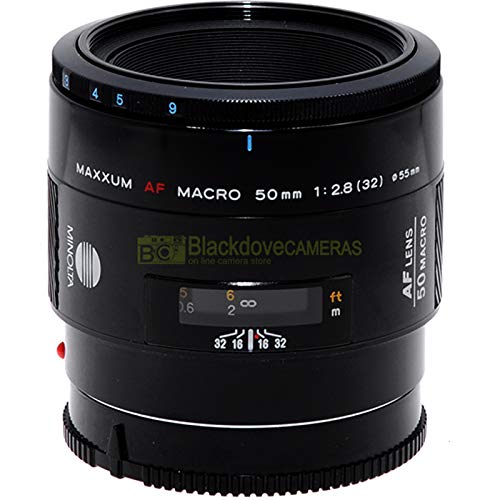 Minolta AF 50mm f2,8 Macro 1:1 obiettivo Close-up per fotocamere Sony A-Mount