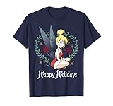 Disney Peter Pan Tinkerbell Happy Holidays Graphic T-Shirt