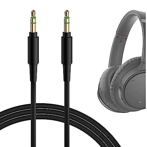 GEEKRIA Audio Cable Compatible with Sony Inzone H9 II, WH-1000XM6/1000XM5/1000XM4, WH-XB910N/XB900N, WH-CH720N Headphones