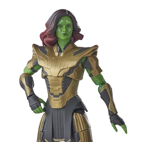 Hasbro Marvel Legends Series Warrior Gamora, What If...? Marvel Legends Action Figures, 6”, Flock, Medium - Image 4