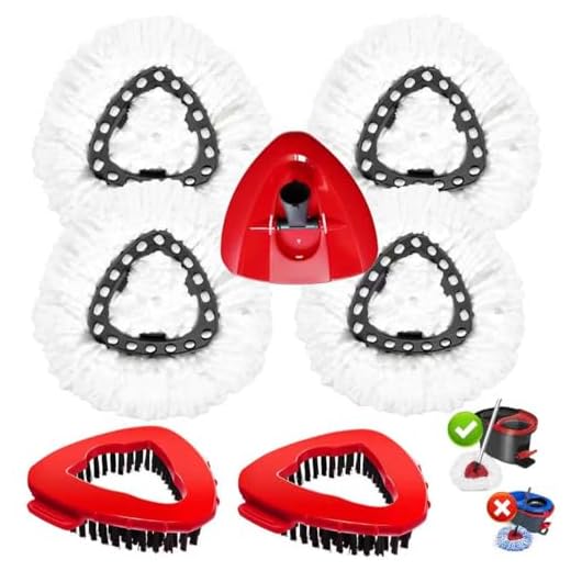 Spin Mop Replacement 7-Pack Set