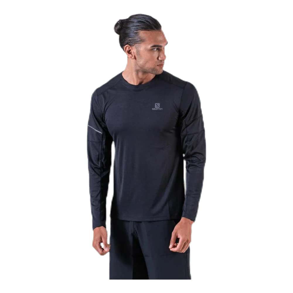 Salomon Men's Agile Ls Tee M Agile Ls Tee M Night Sky