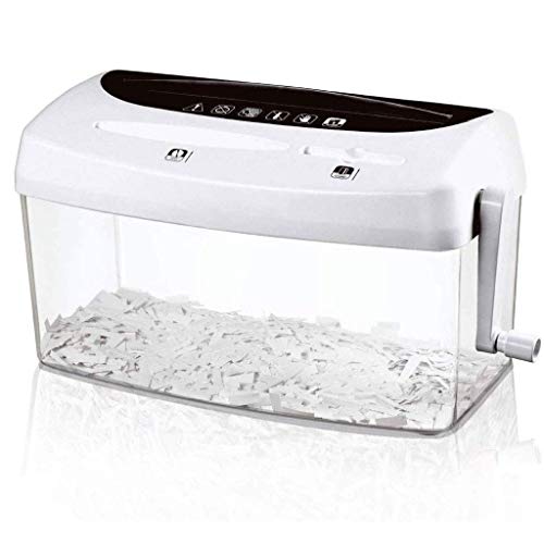 Déchiqueteuse à main portable et mini destructeur de papier compact pour bureau à domicile