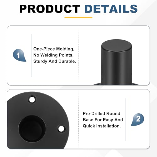 Adaptateur support haut-parleur pour éliminer les vibrations et fixer une enceinte sur perche - 3