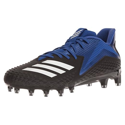 adidas Men's Freak X Carbon Mid Football Shoe, Black/White/Collegiate Royal, 13 M US