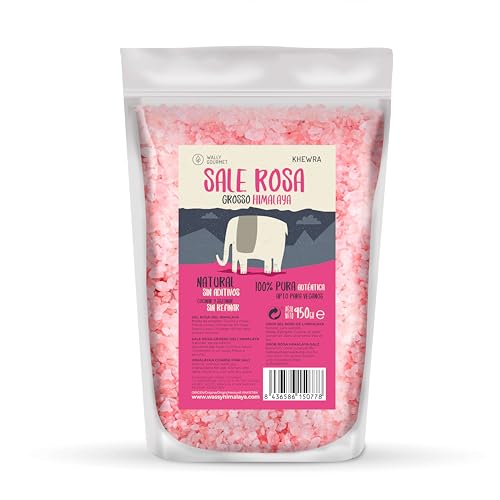 Sale Rosa Dell'Himalaya In Grani Grossi. 100% Naturale, Senza Additivi, Non Raffinato. Sale Grosso Con Un Elevato Contenuto Di Oligoelementi. Sale Grosso. Punjab, Pakistan.