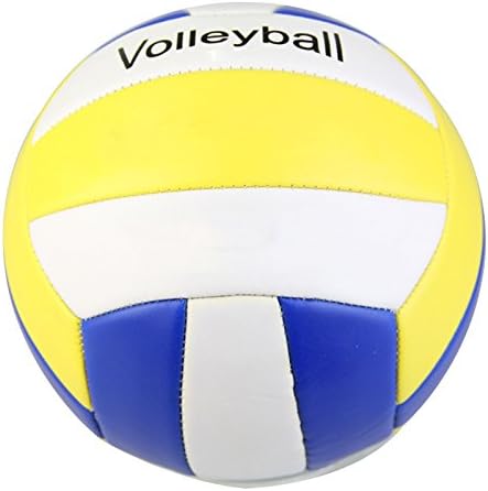 Ruimin Soft Touch Volleyball Game Ball Size 5 Thickened Soft PU Leather Volley Ball Match Training Volleyball for Beach, Indoor, Gym
