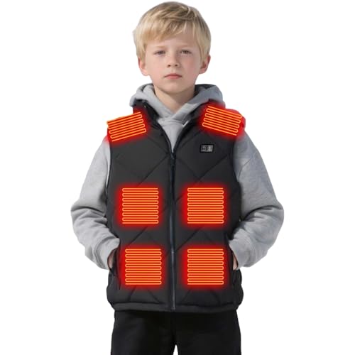 Kids Heated Vest 13 Heating Zones