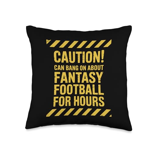 Funny Fantasy Football Soccer Throw Pillow