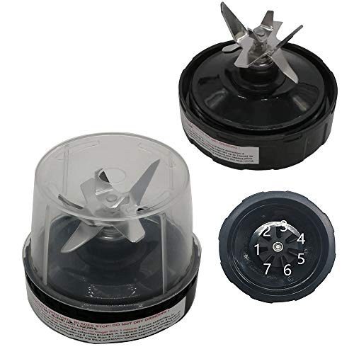 2pcs Replacement Pro Blade with 7 male Fins Gear on Bottom of...