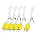 New Lon0167 5pcs K In primo piano Tipo efficacia affidabile -50C a 200C Sensore di temperatura Range Termocoppia Cavo lungo 1 m(id:14b 73 43 727)
