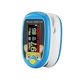 Fácil de operar. Simplemente coloque el dedo para medir, presione el botón para comenzar, saque el dedo para apagar automáticamente. Sus hijos pueden aprender a usar la yema del dedo del oxímetro de pulso tan fácilmente. (No mida en el mismo dedo durante más de cinco minutos).