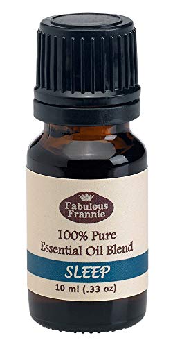 Fabulous Frannie Sleep Essential Oil Blend 100% Pure, Undiluted Essential Oil Blend Therapeutic Grade - 10 ml A Perfect Blend of Chamomile, Marjoram, Bulgarian Lavender and Vetiver Essential Oils.