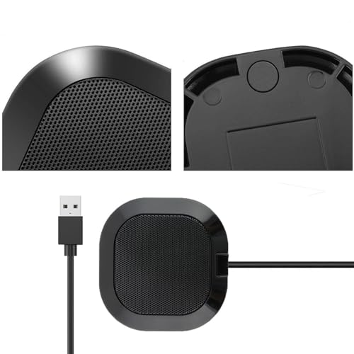 Microphone omnidirectionnel à condensateur USB avec base antidérapante stable