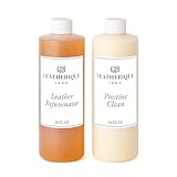 Leatherique Leather Care & Preservation Set - 16 oz | Leatherique Rejuvenator Oil & Prestine Clean 2-Step System | Softens, Conditions & Preserves Leather | Perfect for Cars, Furniture, Saddles & More